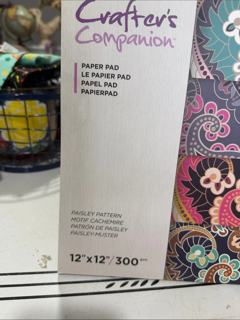 Crafters Companion Paisley Pattern & Paisley Pearl Paper Pads